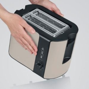 Toster Severin Severin AT 9576 toster 2 kaw. 800 W Beżowy, Czarny 2