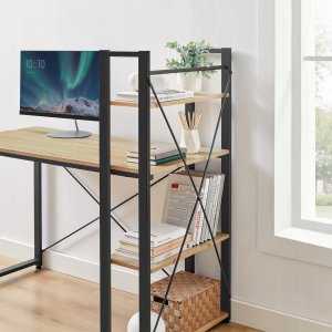 Biurko Leobert LWD048B11 Dąb Sonoma 130 cm x 60 cm 8