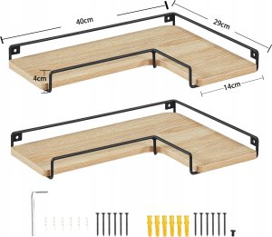 Leobert Półki 2 szt - sonoma - LLS831B11 3