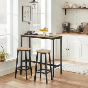 Leobert Stół Barowy + 2 Taborety - sonoma - LBT219B11 2