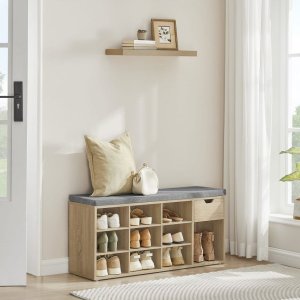 Leobert Szafka na Buty z Siedziskiem - sonoma - LHS024W11 4