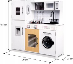 Promis ML PROMIS KUCHNIA DZIECIĘCA DREWNIANA Z AKCESORIAMI K 9