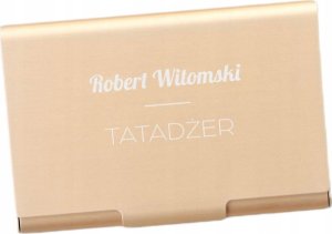 Lexon Lexon Card Box Business Card Holder 7mm Gold/Gold LD14D9 3