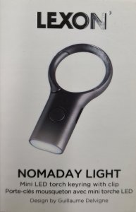 Latarka Lexon Lexon Nomaday Keychain Flashlight Gray/Gun LL136X 4
