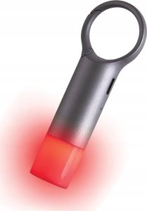 Latarka Lexon Lexon Nomaday Flash LED Keychain Gray/Gun LL137X 11