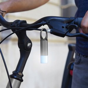 Latarka Lexon Lexon Nomaday Flash LED Keychain Gray/Gun LL137X 3