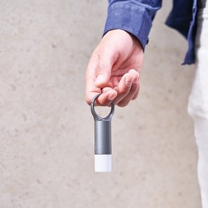 Latarka Lexon Lexon Nomaday Flash LED Keychain Gray/Gun LL137X 5