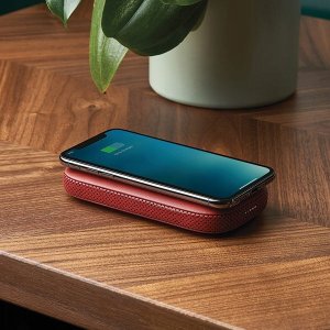 Lexon Powersound Inductive Powerbank 5000 mAh with Bluetooth speaker red LA128R 5