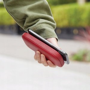 Lexon Powersound Inductive Powerbank 5000 mAh with Bluetooth speaker red LA128R 6