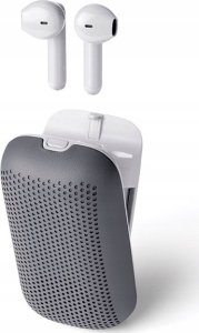 Słuchawki Lexon Lexon Speakerbuds Wireless Bluetooth Speaker Headphones Gray/Grey LA127G 4