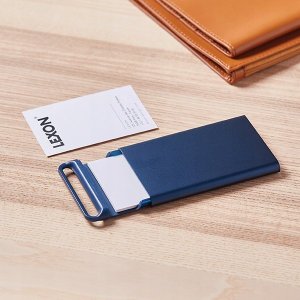 Lexon Nomaday Card Elegancki wizytownik niebieski 11