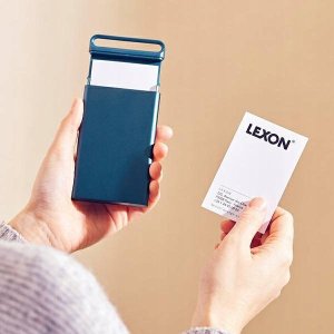 Lexon Nomaday Card Elegancki wizytownik niebieski 3