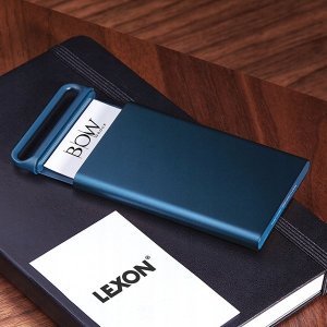 Lexon Nomaday Card Elegancki wizytownik niebieski 9