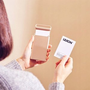 Lexon Nomaday Card Business Card Holder Light Gold/Soft Gold LD144D 2