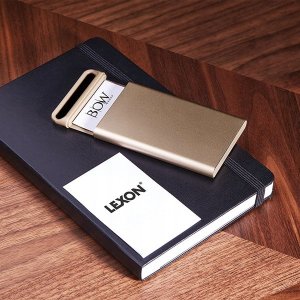 Lexon Nomaday Card Business Card Holder Light Gold/Soft Gold LD144D 9