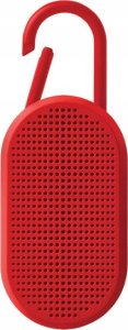 Głośnik Lexon Lexon Mino T Waterproof Speaker with Stand and Carabiner Red LA124R9 4