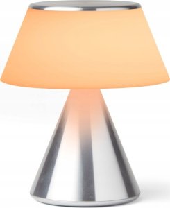 Lampa stołowa Lexon Luma M LED lamp silver/silver LH87MAP 2