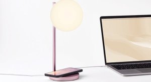 Lampa stołowa Lexon Bubble Lamp LED lamp with inductive charger 15W light pink LH70LP 2