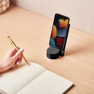 Głośnik Lexon City Energy Pro 10W inductive charger with bluetooth speaker black/black LD145N 8