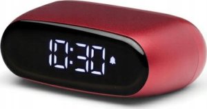 Lampa stołowa Lexon Lexon Minute Alarm Clock Mini Dark Red LR154DR 1