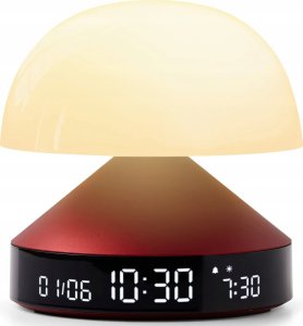 Lampa stołowa Lexon Lexon Mina Sunrise Alarm Clock with Lamp Red LR153DR 12