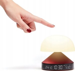 Lampa stołowa Lexon Lexon Mina Sunrise Alarm Clock with Lamp Red LR153DR 3