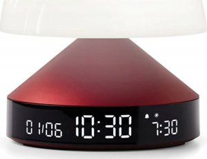 Lampa stołowa Lexon Lexon Mina Sunrise Alarm Clock with Lamp Red LR153DR 7