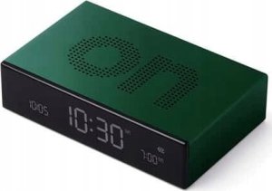 Lampa stołowa Lexon Lexon Flip Premium Alarm Clock Double Sided Dark Green LR152DG1 1