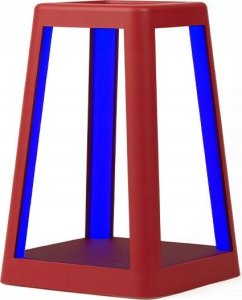 Lampa stołowa Lexon Lexon Lantern LED lamp with inductive charger dark red LH94DR 3