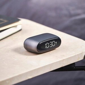 Lampa stołowa Lexon Lexon Minute Alarm Clock Mini Gray/Gun LR154X 8