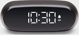 Lampa stołowa Lexon Lexon Minute Alarm Clock Mini Gray/Gun LR154X 9