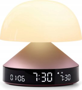 Lampa stołowa Lexon Lexon Mina Sunrise Alarm Clock with Light Pink LR153MLP 1