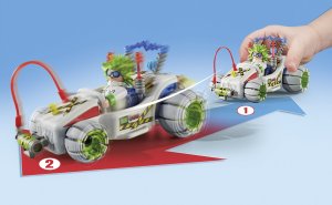 Figurka Playmobil Zestaw z figurkami Funstars 71633 Racing: Profesor 3