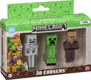 Figurka Phanteks *****MINECRAFT 3D Erasers 3pack D 14256 1