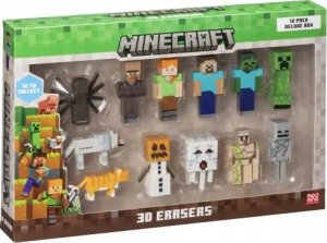 Figurka ROSA3D *****MINECRAFT 3D Erasers 12pack DeluxeBox 10951 1