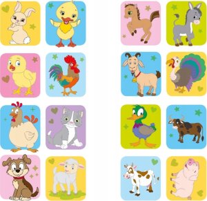 Domartstyl Brzdące kolor.Zwierz.na wsi nakl.św.w ciemn.78282 2