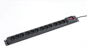 Armac LISTWA ZASILAJĄCA RACK 19" ARMAC MULTI M12 5M 12X 230V PL MONTAŻ PIONOWY CZARNA 1
