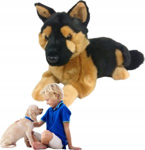 Dubi Pies owczarek niemiecki leżący 30cm 32225 5