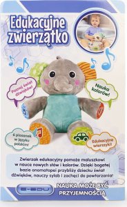 Artyk Pluszowy słonik interaktywny e-edu 174179 7