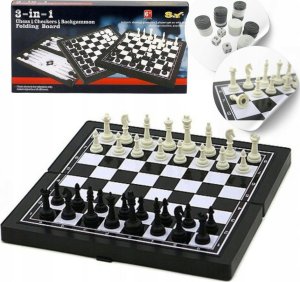 W&K Szachy 3w1 magnet.klasyczne 25x25cm WKGRA-6 17899 13