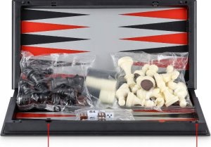 W&K Szachy 3w1 magnet.klasyczne 25x25cm WKGRA-6 17899 4