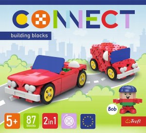 Trefl TREFL klocki Connect Cabriolet/Dostawczak S 61970 7