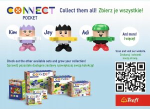 Trefl TREFL Klocki Connect Basic 35 Mat 62005 5