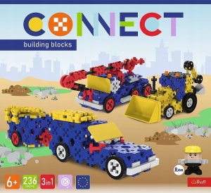 Trefl TREFL klocki Connect Poj budowl/SUV-przycz L 61979 8