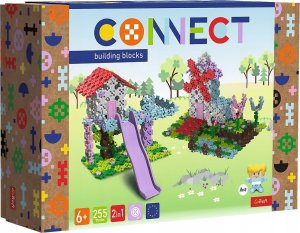 Trefl klocki Connect Domek/Wiatrak L 61978 1