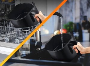 Frytkownica beztłuszczowa ExtraLink Extralink HOME AIR FRYER 5.2L EU SJ-520 frytkownica Jednoosobowy 5,2 l Frytkownica na gorące powietrze Czarny 3