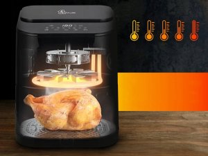 Frytkownica beztłuszczowa ExtraLink Extralink HOME AIR FRYER 5.2L EU SJ-520 frytkownica Jednoosobowy 5,2 l Frytkownica na gorące powietrze Czarny 4