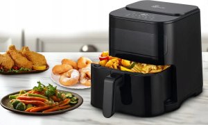 Frytkownica beztłuszczowa ExtraLink Extralink HOME AIR FRYER 5.2L EU SJ-520 frytkownica Jednoosobowy 5,2 l Frytkownica na gorące powietrze Czarny 6