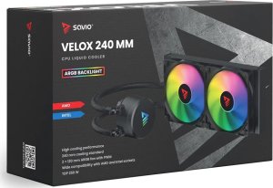 Chłodzenie wodne Savio Velox 240 mm (SAVGCOVELOX240MM) 10