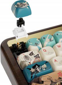 Klawiatura Akko MU01 Joy of Life Gaming-Tastatur, RGB - 65%, Botany-Switches, ANSI-Layout (US) 8